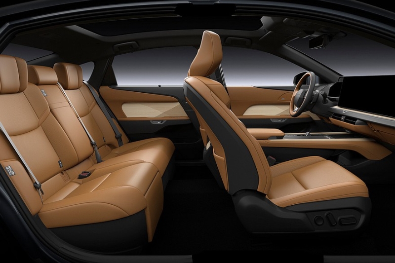 Новый седан Lexus ES: гибрид или электрокар и два варианта оформления салона